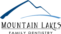 A mountain lake family dentistry logo
