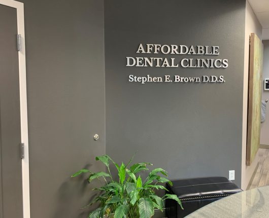 Affrodable Dental Clinic Wall Logo