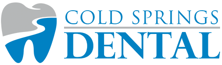 Cold Springs Dental logo and homepage