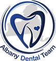 Albany Dental Team Logo and homepage