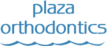 Plaza Orthodontics Logo and homepage