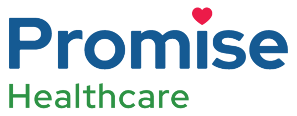 Promise Healthcare text with Heart artwork