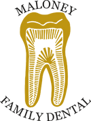 109168 Maloney Family Dental logo w-gold